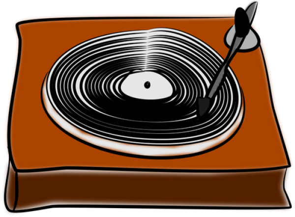 Giradiscos para la reproducción de música. https://publicdomainvectors.org/es/vectoriales-gratuitas/Dibujo-vectorial-de-gramófono/12205.html