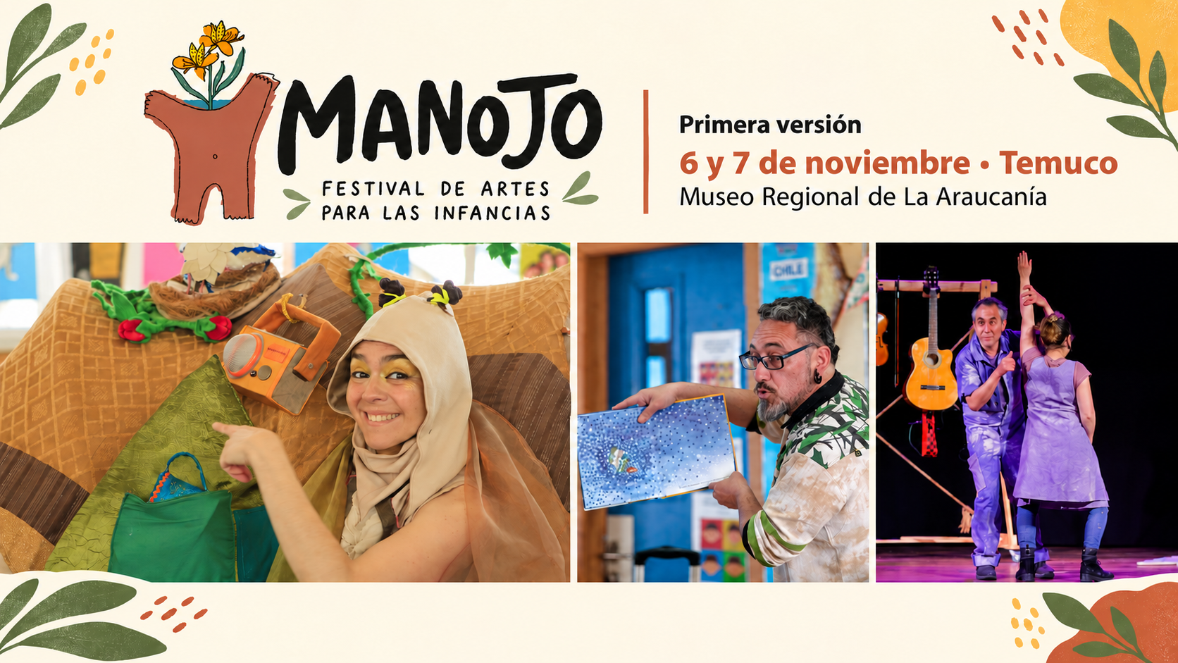 Temuco recibirá la primera versión de MANOJO, festival de artes escénicas para la primera infancia